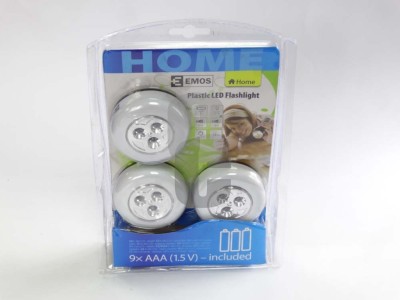 Нощна лампа LED - 3бр.